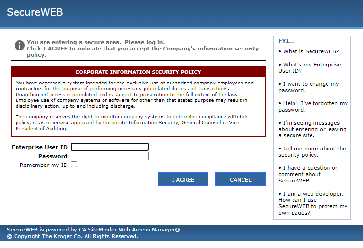 Feed Kroger Login
